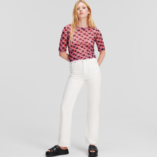 KARL LAGERFELD - JEANS TROUSE STRAIGHT DENIM