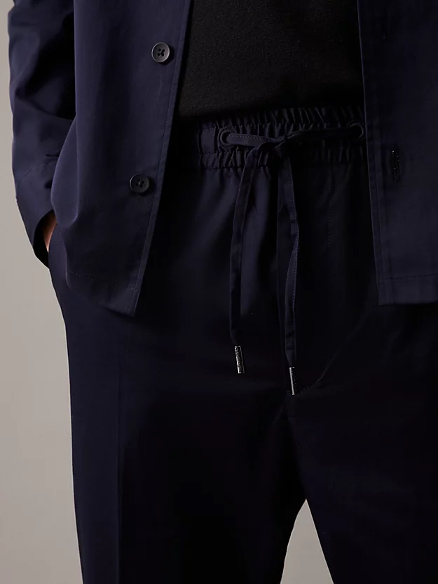 CALVIN KLEIN - STRETCH SATEEN JOGGER PANTS - Image 2