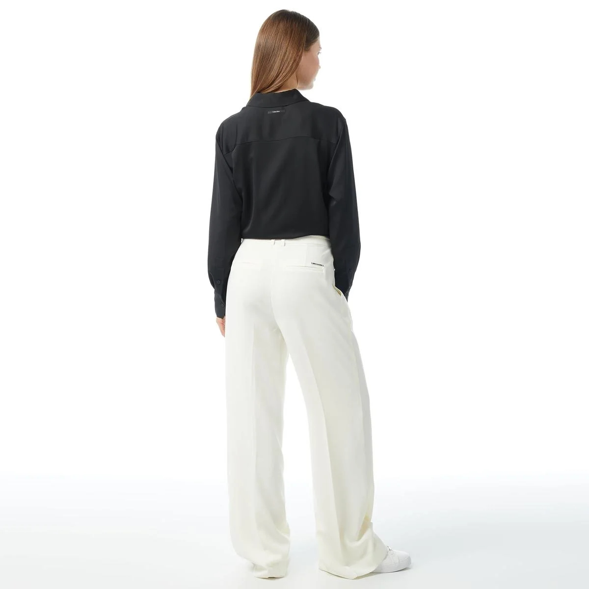 CALVIN KLEIN - TWILL WIDE LEG TROUSER - Image 2