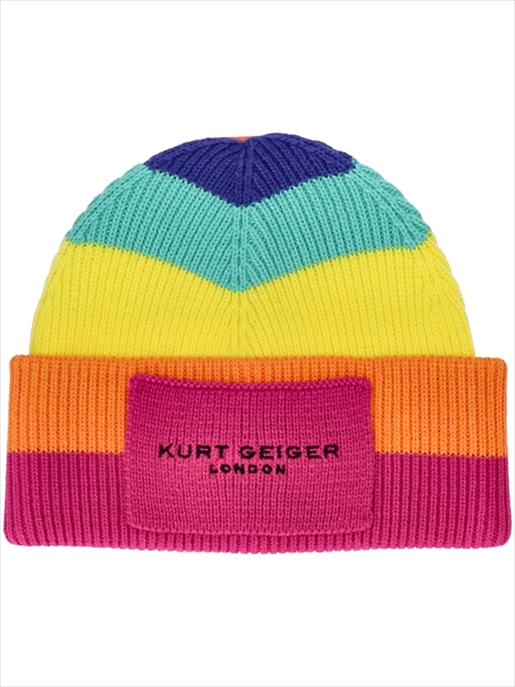 KURT GEIGER - KNITTED BEANIE HAT