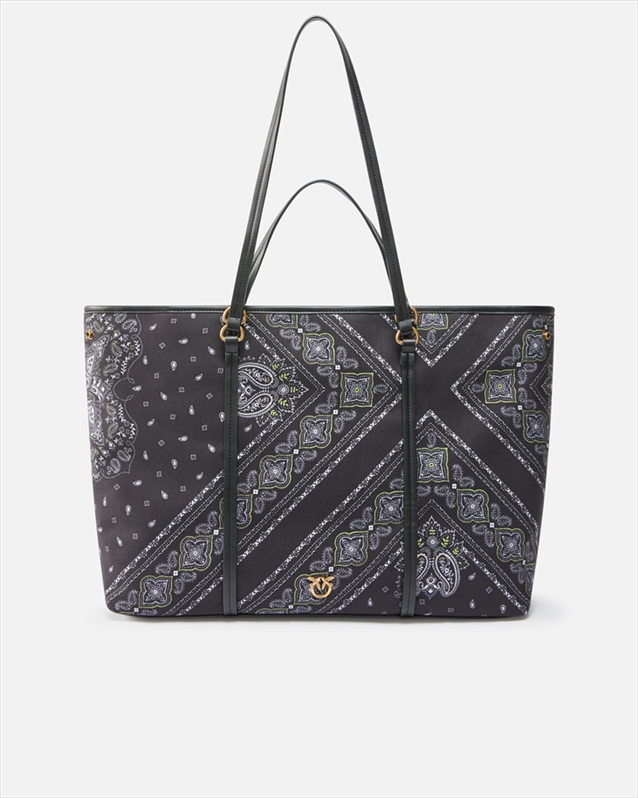 PINKO - SHOPPER EXTRA CANVAS BAG