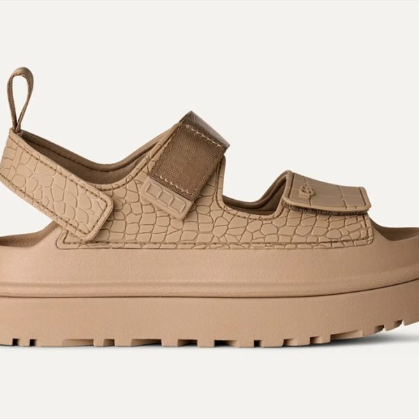 UGG - GOLDENGLOW EMBOSSED SANDALS