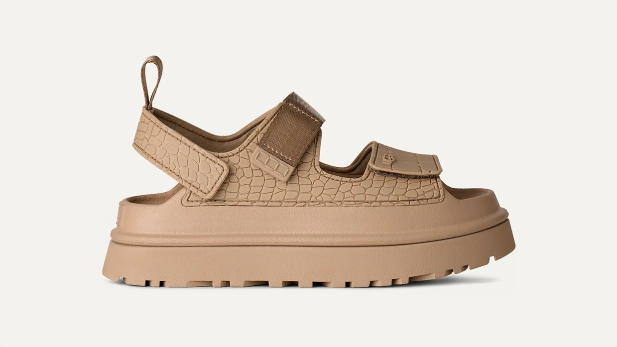 UGG - GOLDENGLOW EMBOSSED SANDALS