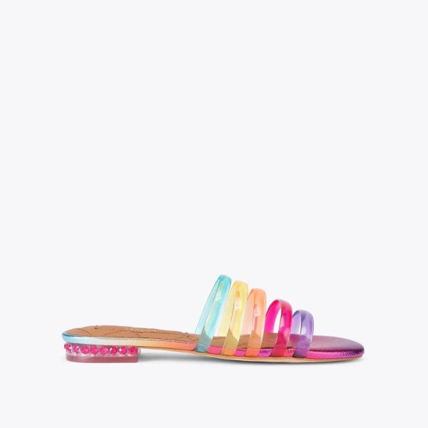 KURT GEIGER - MADISON STRAPPY FLAT SANDALS