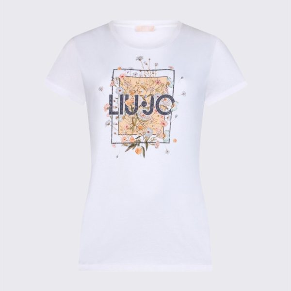 LIU JO  WHITE - WOMAN TSHIRT