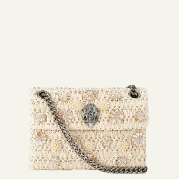KURT GEIGER -  POCHETTES KENSINGTON RAFIA MINI