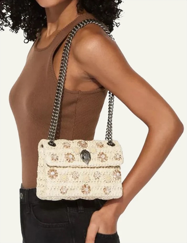KURT GEIGER - POCHETTES KENSINGTON RAFIA MINI - Image 2