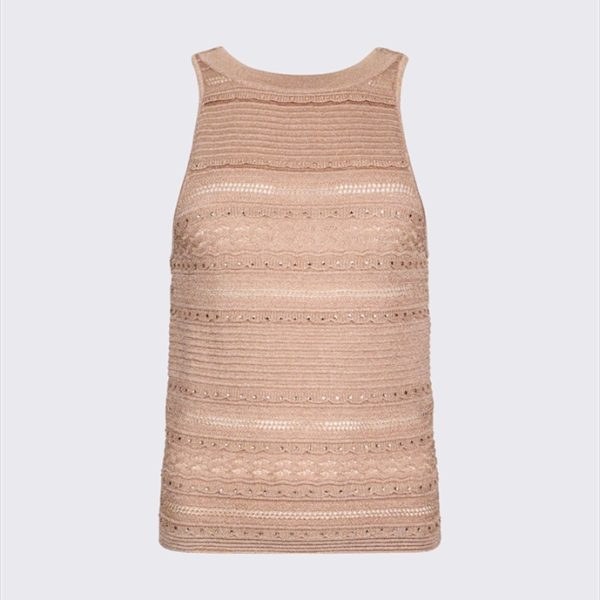 LIU JO BLACK - LUREX TOP