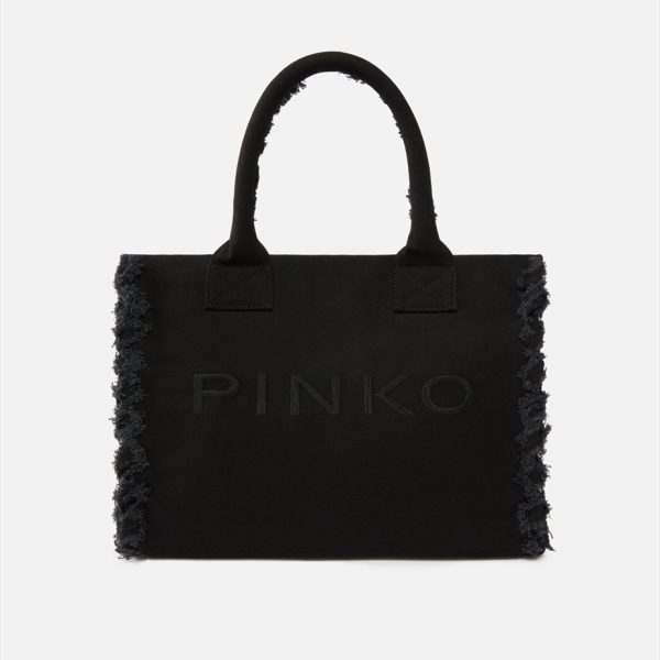 PINKO - BEACH CANVAS BAG