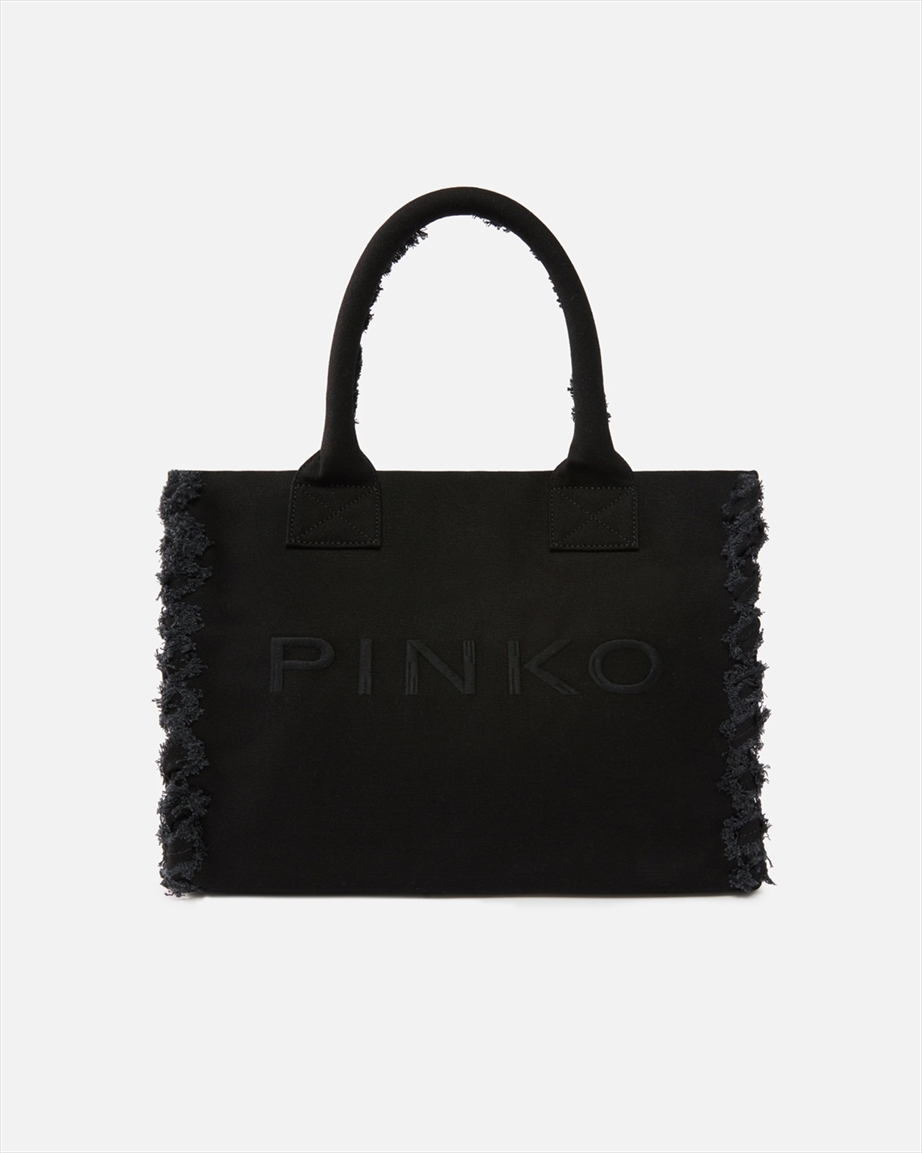 PINKO - BEACH CANVAS BAG