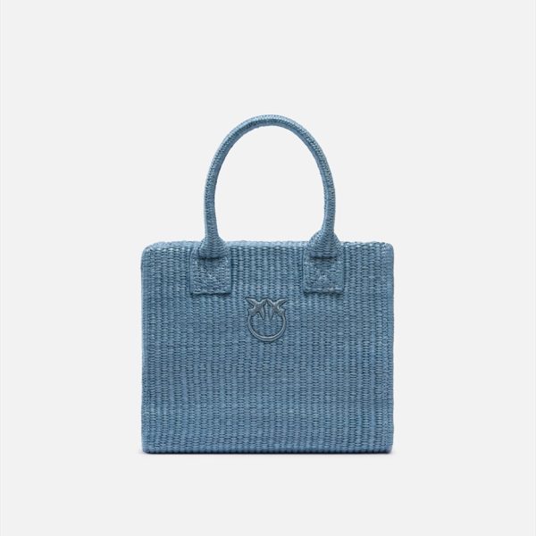 PINKO - BEACH SHOPPER  MINI RAFIA BAG